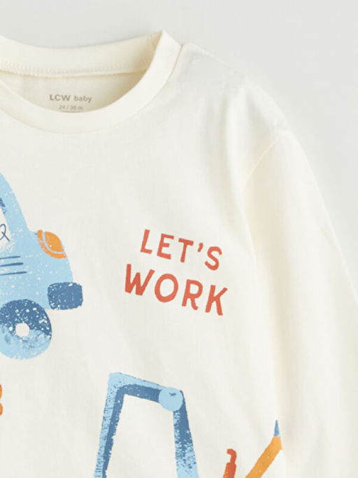 Bisiklet Yaka Erkek Bebek Pijama Tak?m?