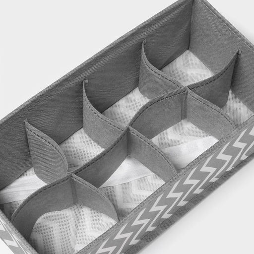 Органайзер для хранения белья Симетро, 8 ячеек, 291410 см, серый - Simaland фото 4