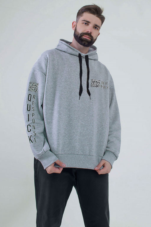 Арт. 6578 Толстовка мужская 46-54 (5 шт) Цвет:зеленый кофе - Идеал фото 15