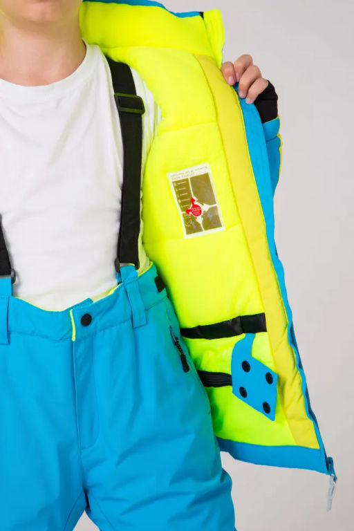 Горнолыжный костюм для мальчика зеленого цвета 9317Z - Valianly фото 27