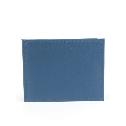 Обложка Croco-у-603 (для студ.билета+карточки) натуральная кожа синий бергамо (47) 265294  фото 2