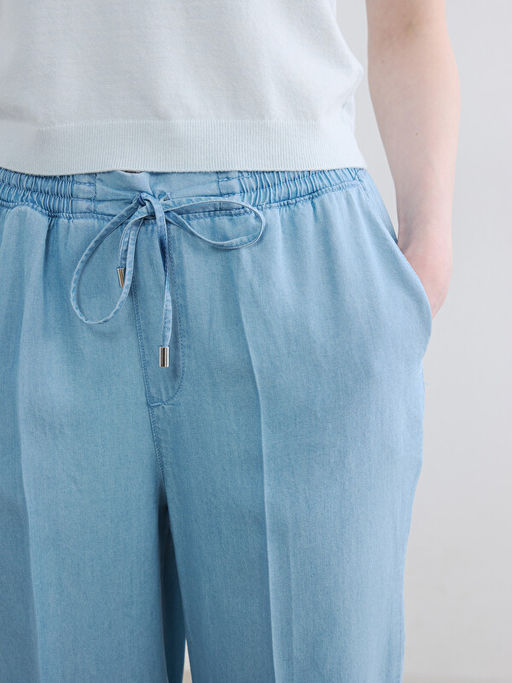 Beli Lastikli Mom Fit Kad?n Jean Pantolon