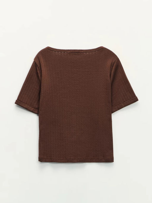 Домашняя блузка из ажурного хлопка ZR2603122807-20 / Zarina