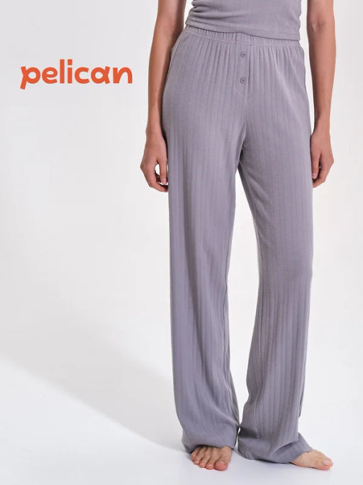 PELICAN, брюки женские, Серый