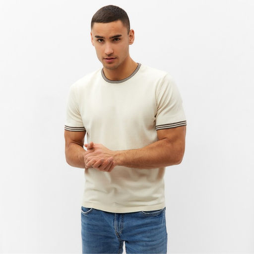 Джемпер мужской MINAKU: Knitwear collection, размер 48, цвет экрю