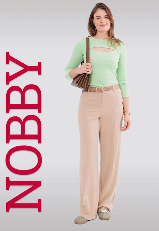 NOBBY, Женские брюки 41-204/4 (бежевый)  фото 7