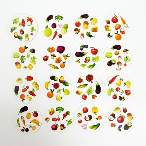 Настольная игра Дуббль. Овощи и фрукты на реакцию и внимание, 20 карт, 5+ - Лас играс фото 3