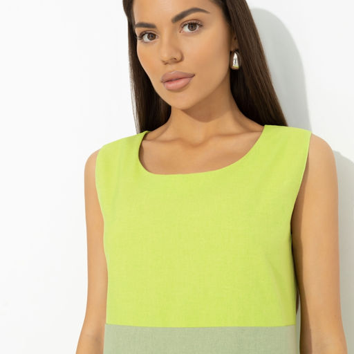 Платье в стиле сolor block Деликатная смелость - Charutti фото 3