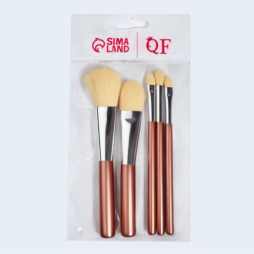 Набор кистей для макияжа PASTEL BLUSH, 5 шт., розовый