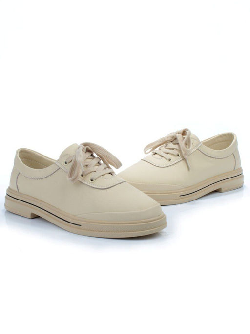 03-PDXL 95-3 BEIGE Полуботинки спортивные женские (натуральная кожа) - No name фото 12