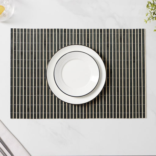 Салфетка кухонная Соломка черная, 4530 см, цвет чёрный - Simaland фото 3