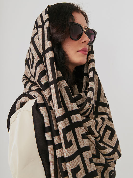 Большой, мягкий, тонкий и очень нежный двусторонний палантин - Tantino фото 8