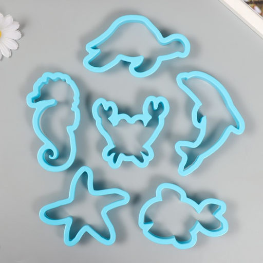 Каттеры для полимерной глины Морские животные набор 6 шт - Simaland фото 2