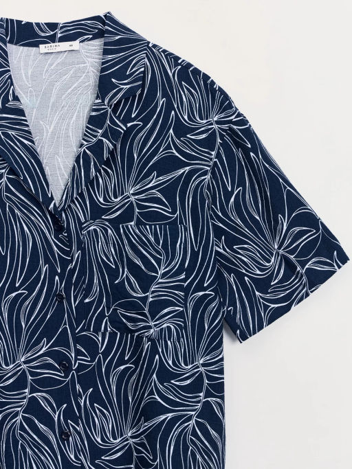 Вискозная блуза с принтом ZR2605012014-202 / Zarina