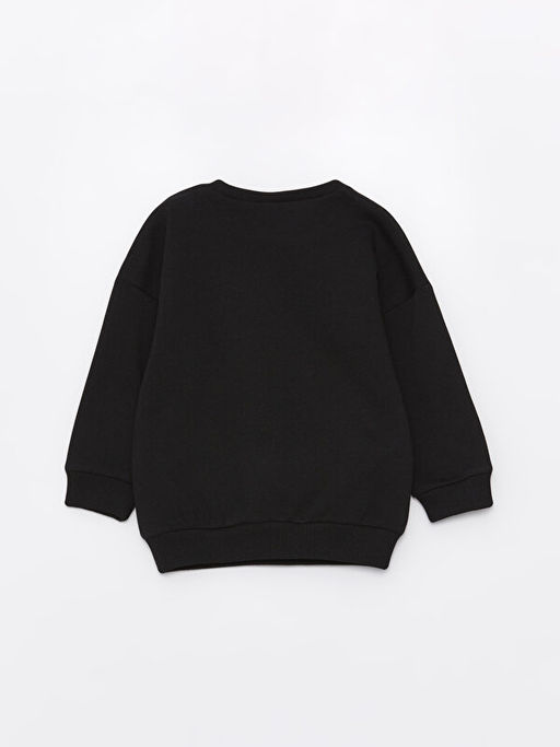 Bisiklet Yaka Uzun Kollu Bask?l? Erkek Bebek Sweatshirt - Waikiki фото 2