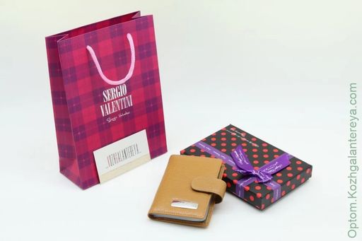 Женская кожаная визитница Sergio Valentini СВ 8041-010  фото 12