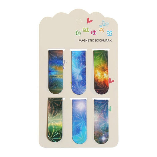 Набор магнитных закладок для книг Calligrata «Вселенная», 6 шт., МИКС