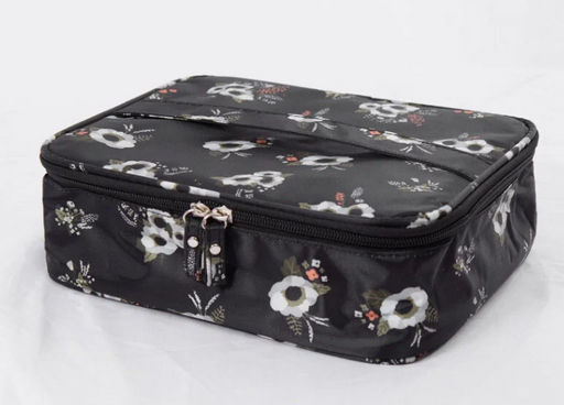 Косметичка синяя  Цветочки  (3114) - Мой органайзер фото 3