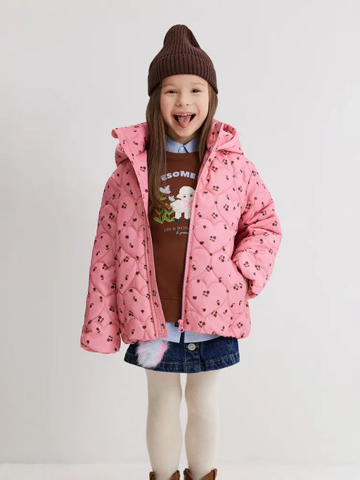 ACOOLA / Куртка детская для девочек Cesare розовый  фото 2