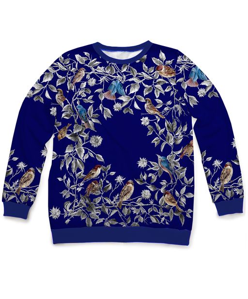 Свитшот с однотонными манжетами джемпер - Sahar art lab фото 3