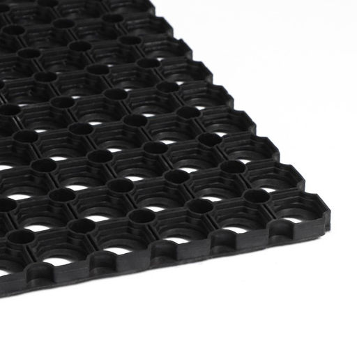 Коврик ячеистый грязесборный, 80×120×1.6 см, чёрный