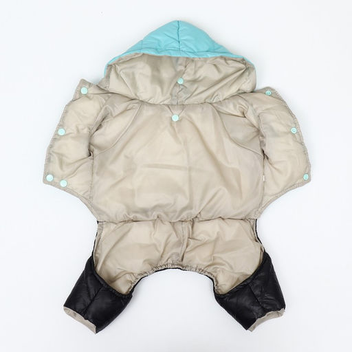 Комбинезон Анорак светоотражающий, размер 10 (ДС 25, ОГ 34, ОШ 24 см), чёрно-голубой - Simaland фото 10