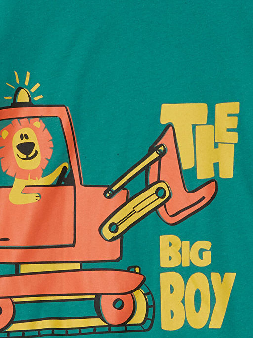 Bisiklet Yaka K?sa Kollu Erkek Bebek Ti??rt