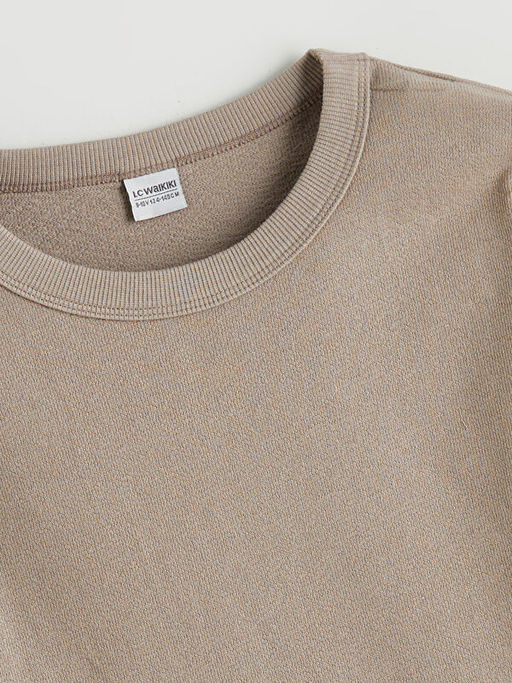 Bisiklet Yaka Bask?l? Erkek ?ocuk Ti??rt