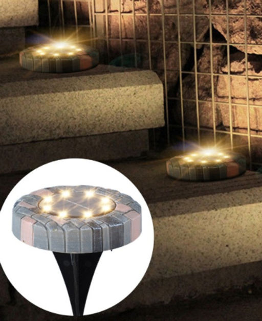 Светильник садовый на солнечной батарее 12х14 см / PM-538 /уп 4/120/ - Галеонтрейд фото 2