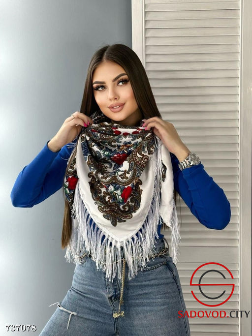 Платок женский шерстяной - Zum ming фото 2