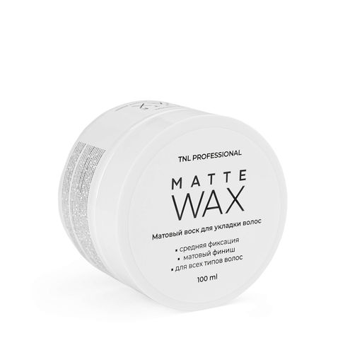 TNL Воск матовый для укладки волос Matte Wax, 100 мл