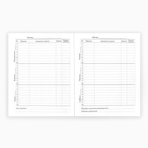 Цена за 3 шт. Дневник школьный 1-11 класс, в мягкой обложке, 40 л «Без дизайна»