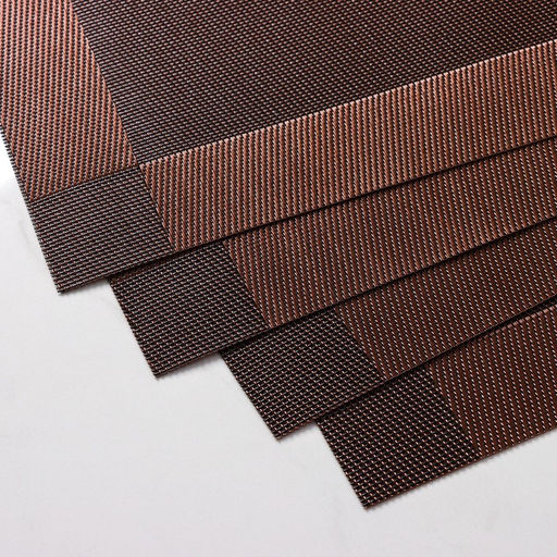 Набор салфеток сервировочных на стол Доляна Шахматы, 4530 см, 4 шт, цвет коричневый  фото 6