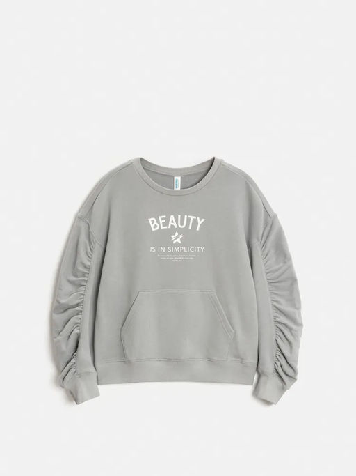 ACOOLA / Джемпер детский для девочек Gamber серый  фото 2