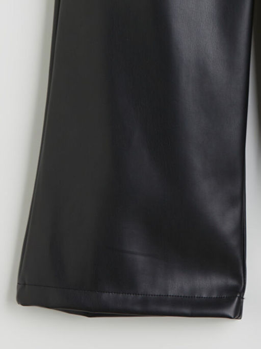 Deri G?r?n?ml? K?z ?ocuk Pantolon