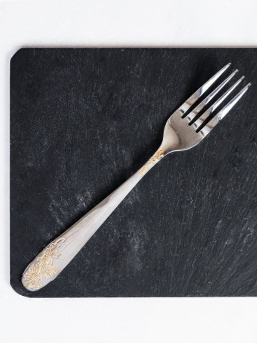Вилка столовая 1 штука Золото Кантата Глянец / MJ3282-1 /уп/ - Галеонтрейд фото 2