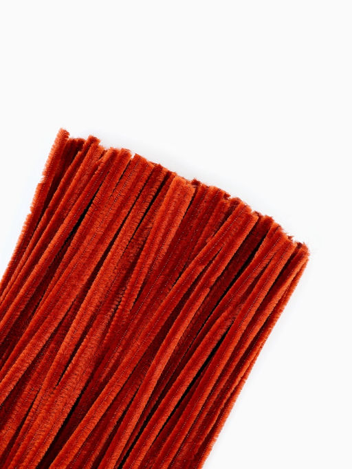 Синельная проволока, набор 100 шт., коричневая, 30 см