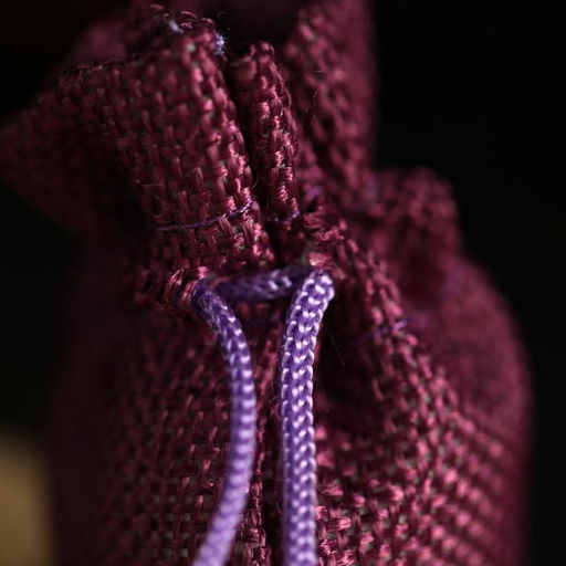 Цена за 10 шт. Мешочек подарочный из холщи, сиреневый, 7 х 9 см - Simaland фото 2