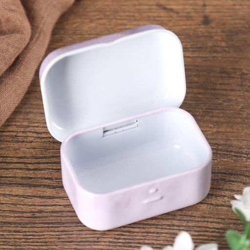 Цена за 3 шт. Шкатулка для украшений «Лаванда», металл, 2.5×5.5×4 см, МИКС