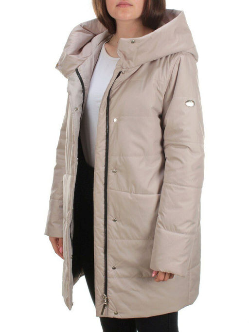 22225 BEIGE Куртка демисезонная женская (100 гр. синтепон) - Фабричный китай фото 9