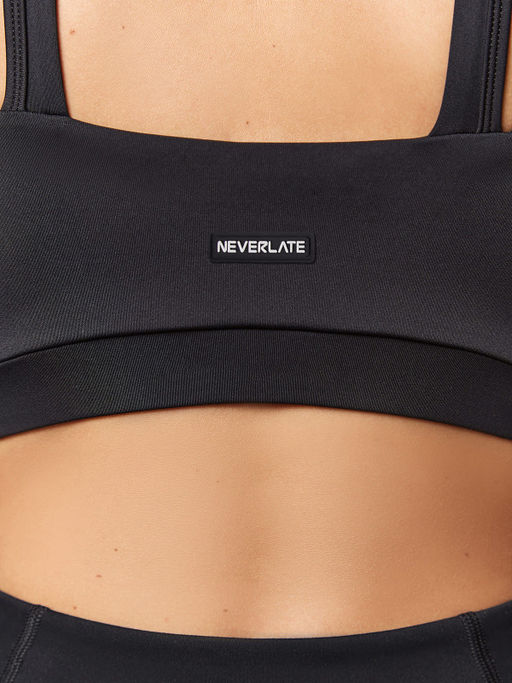 Спортивный топ-бра с перекрестными бретелями - NEVERLATE фото 4