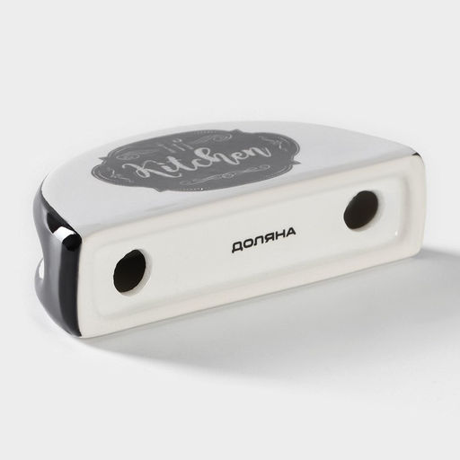 Салфетница Доляна «Гурман», 13.3×3.7×7.1 см, белая