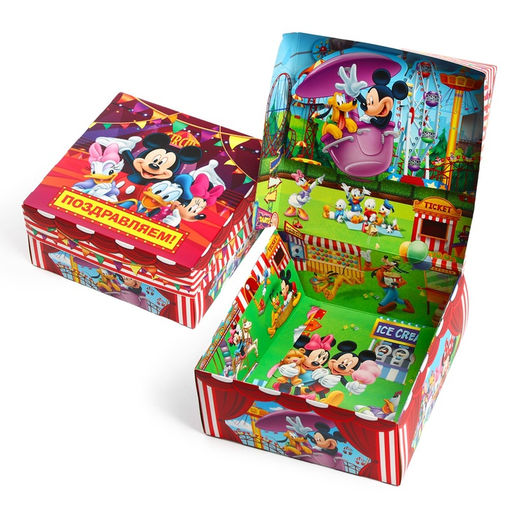 Коробка подарочная складная с 3Д «Поздравляем!», 15×15×7 см