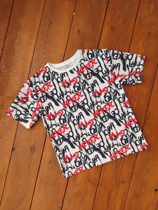 Футболка детская 33064 кулирка буквы