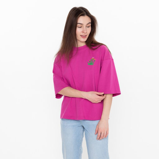 Футболка женская, цвет фуксия, размер 44