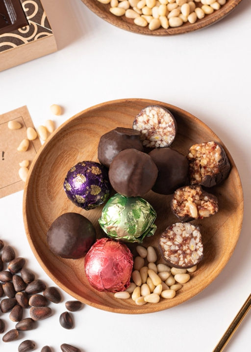 Кедровый грильяж ассорти, 120 г  яблоко, сосновая шишка, черёмуха  5 коробок - Сибирский кедр фото 3