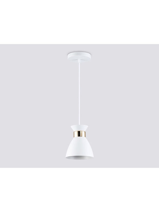 Светильник подвесной TR8465, 1хE27, 60Вт, d13 h100 см, белый