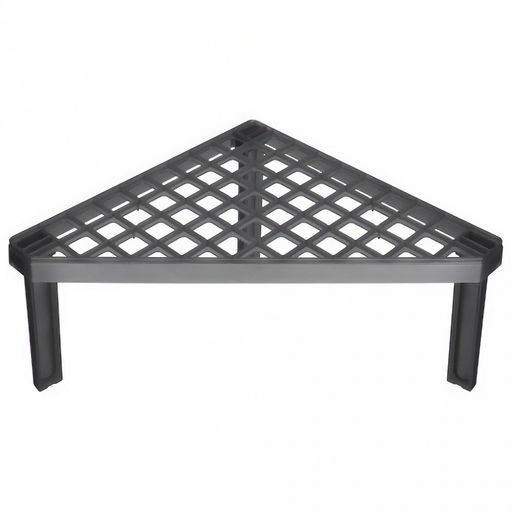 Подставка кухонная пластмассовая 25,3х25,3х15см, угловая, черный, Phibo (Россия) - Домашняя мода фото 2