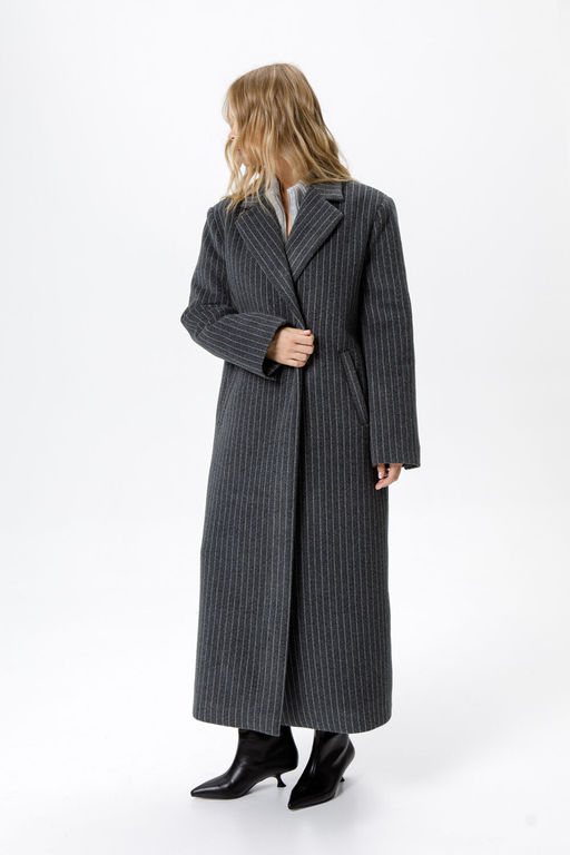 Пальто Pirs 6327 серый