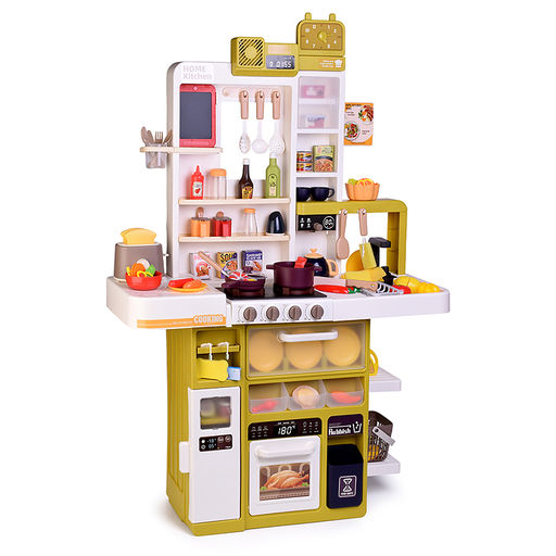 Набор кухня "Весёлый поварёнок" с паром (108 предметов) в коробке